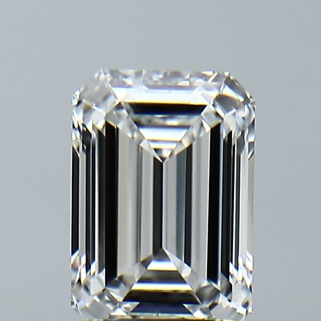 Lab-Grown 1.58 Carat Emerald Cut Diamond color E Clarity VVS2, precious stones, engagement diamonds