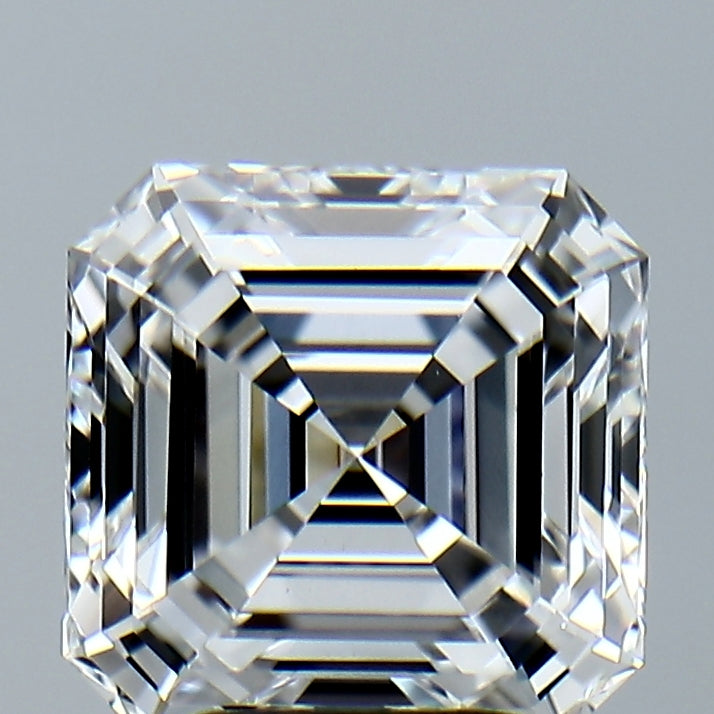 Lab-Grown 3.74 Carat Asscher Cut Diamond color D Clarity VVS2, precious stones, engagement diamonds