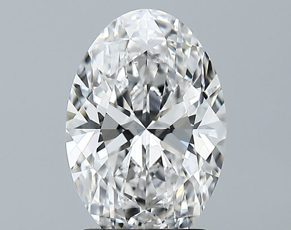 Lab-Grown 2.04 Carat Oval Shape Diamond color E Clarity VS1 With GIA Certificate, precious stones, engagement diamonds