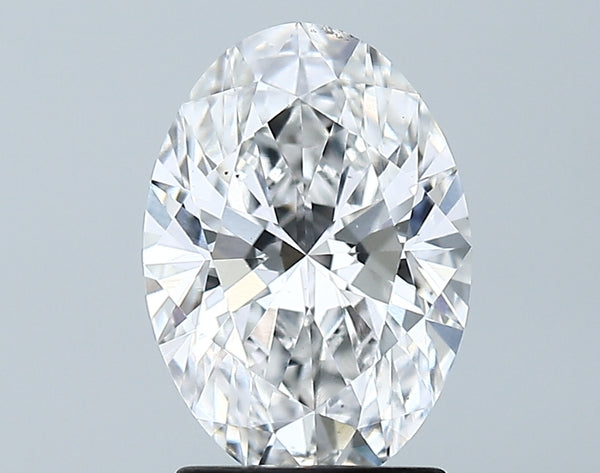 Lab-Grown 2.03 Carat Oval Shape Diamond color E Clarity VS2 With GIA Certificate, precious stones, engagement diamonds