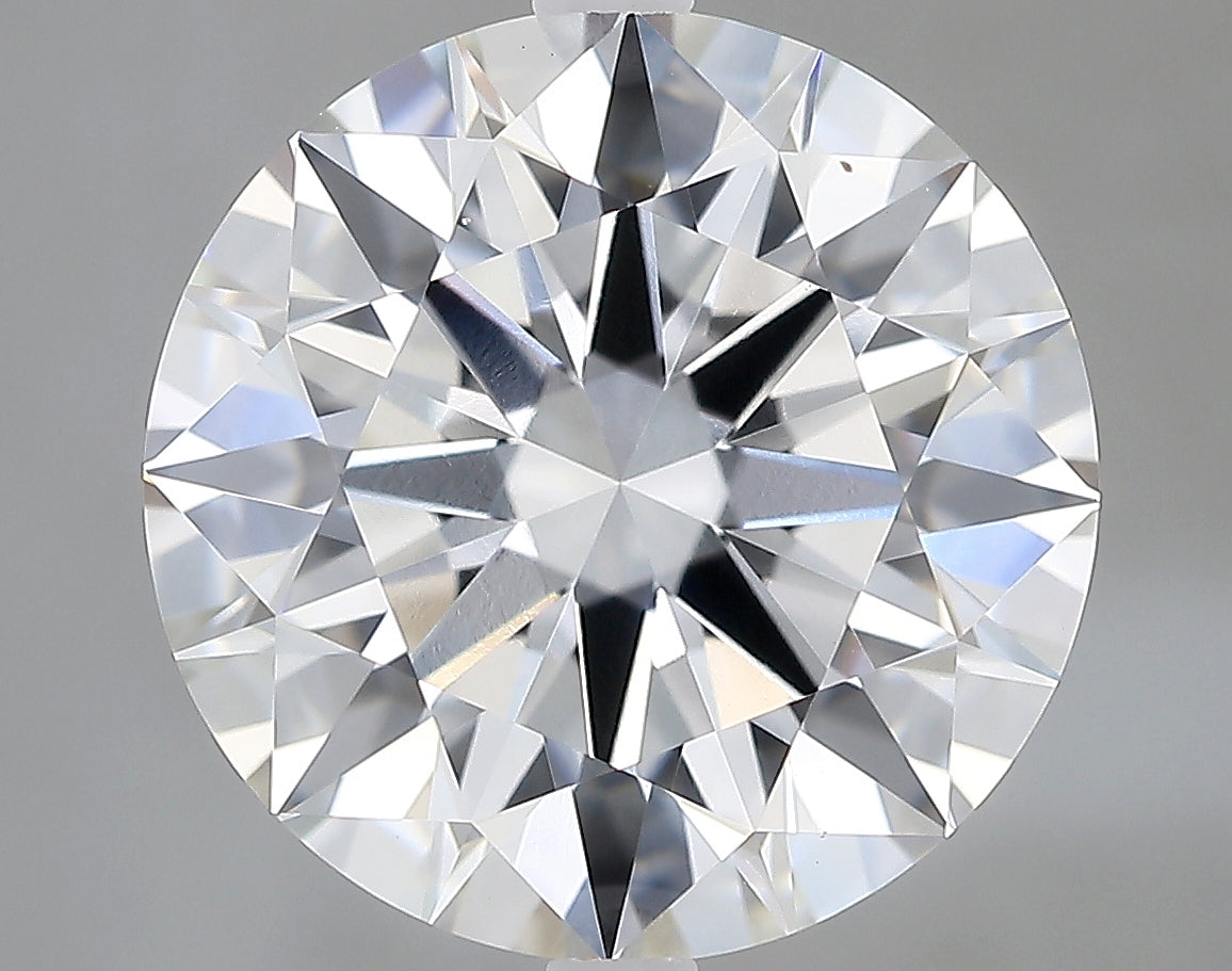 Lab-Grown 5.60 Carat Round Brilliant Diamond color E Clarity VVS2, precious stones, engagement diamonds