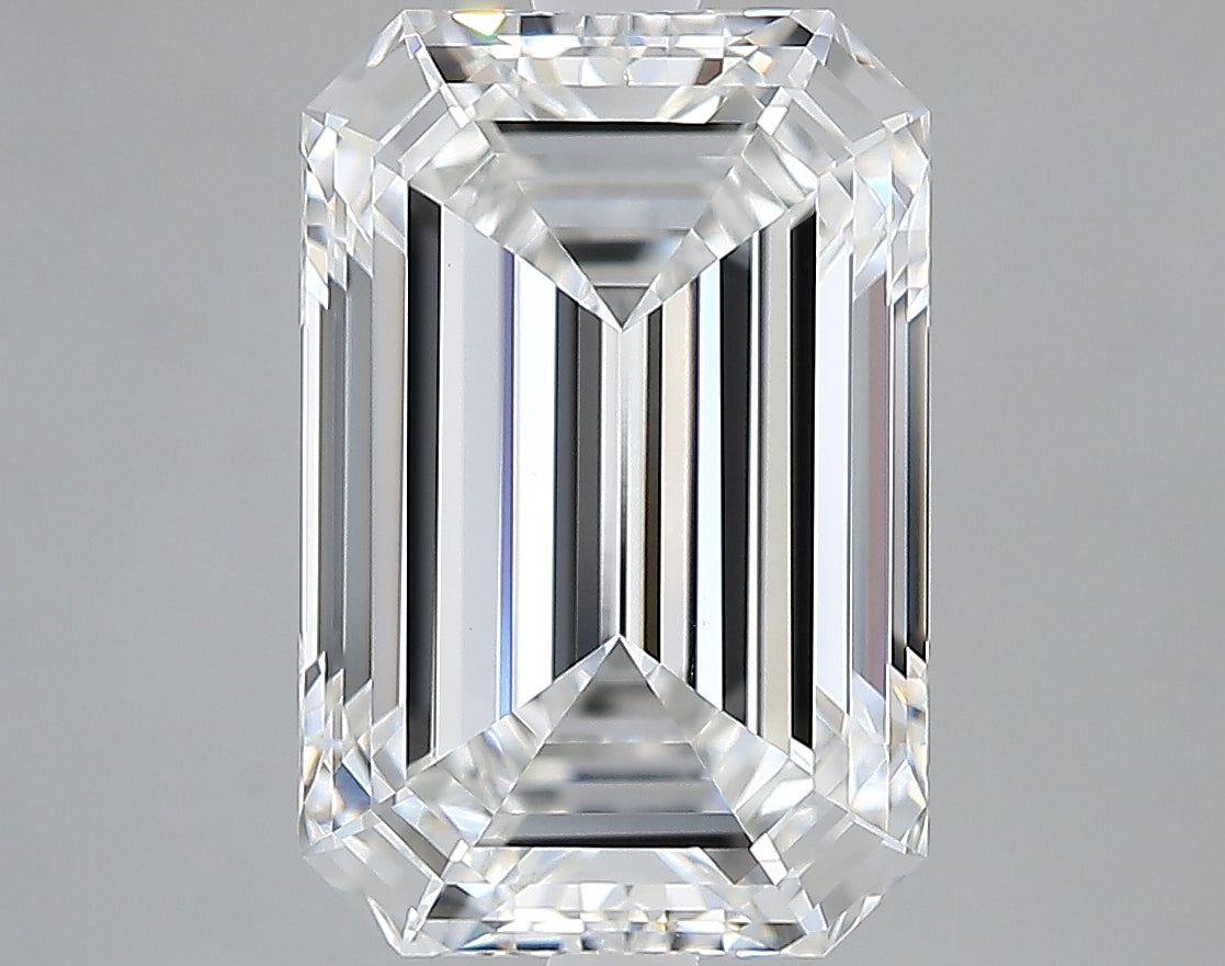 Lab-Grown 3.71 Carat Emerald Cut Diamond color D Clarity VVS2, precious stones, engagement diamonds