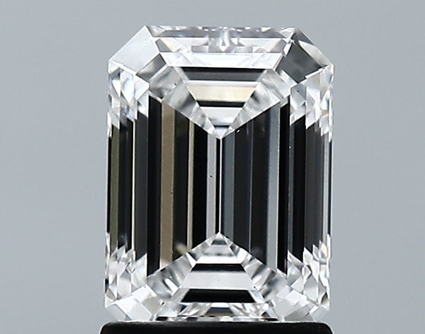 Lab-Grown 1.53 Carat Emerald Cut Diamond color E Clarity VS1 With GIA Certificate, precious stones, engagement diamonds