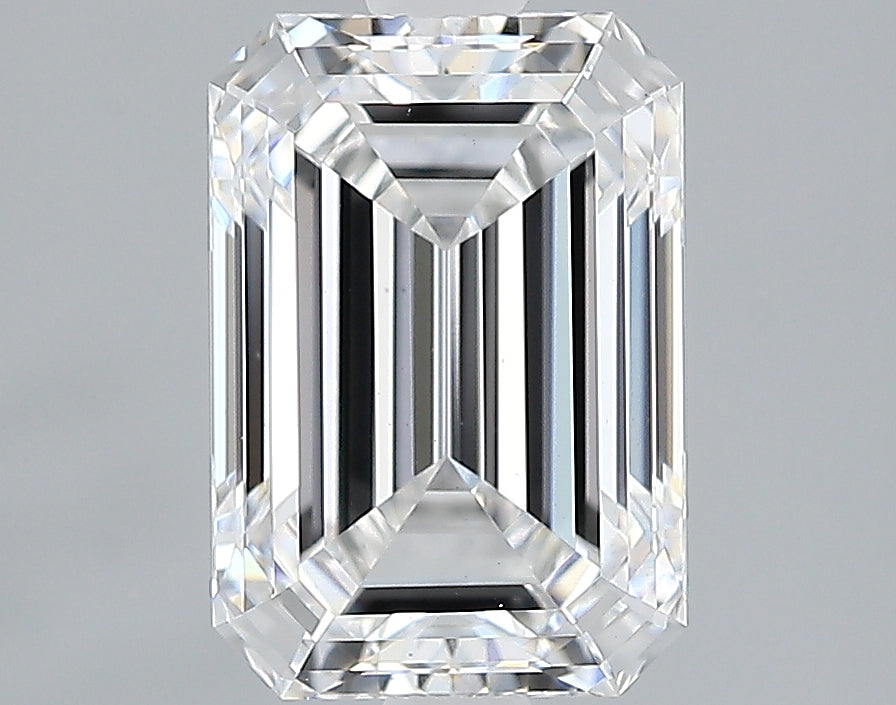 Lab-Grown 2.01 Carat Emerald Cut Diamond color E Clarity VS1, precious stones, engagement diamonds