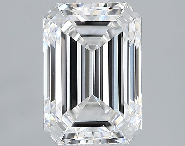 Lab-Grown 2.01 Carat Emerald Cut Diamond color E Clarity VS1, precious stones, engagement diamonds