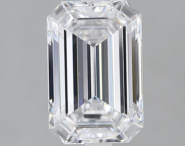 Lab-Grown 2.03 Carat Emerald Cut Diamond color D Clarity VVS2 With GIA Certificate, precious stones, engagement diamonds