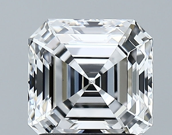 Lab-Grown 1.92 Carat Asscher Cut Diamond color D Clarity VS1 With GIA Certificate, precious stones, engagement diamonds
