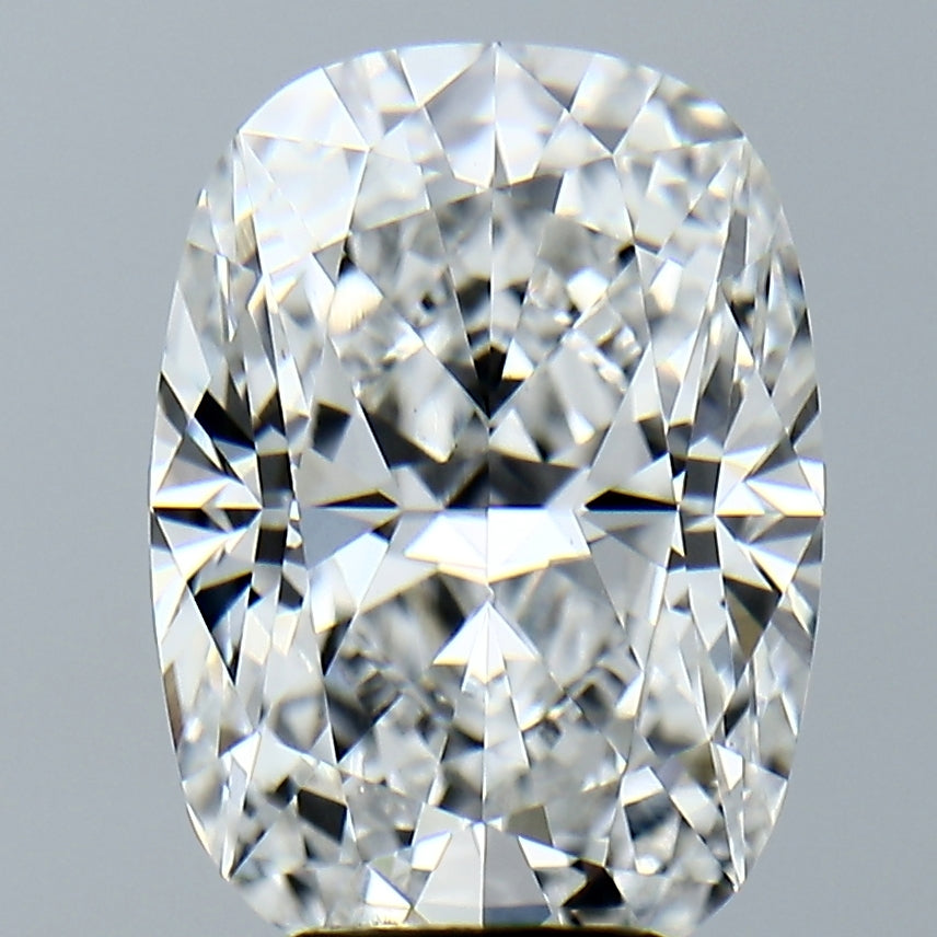 Lab-Grown 5.14 Carat Cushion Brilliant Diamond color D Clarity VVS2, precious stones, engagement diamonds