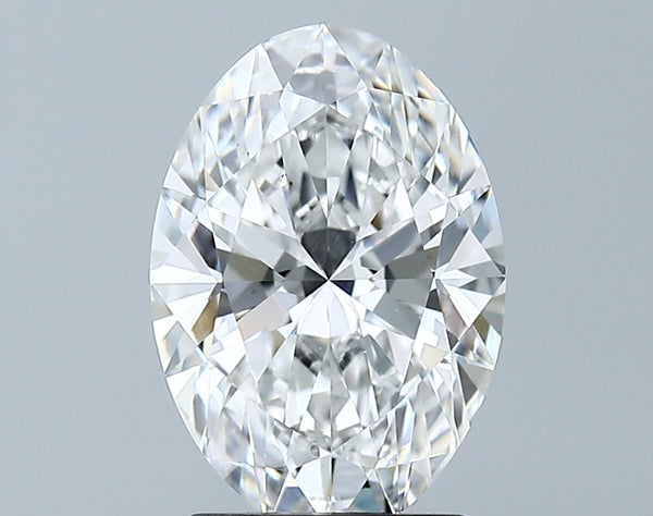 Lab-Grown 2.26 Carat Oval Shape Diamond color E Clarity VS2 With GIA Certificate, precious stones, engagement diamonds