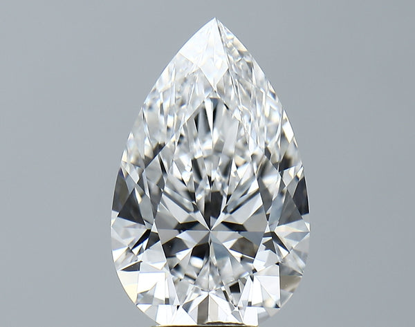 Lab-Grown 4.96 Carat Pear Shape Diamond color E Clarity VS1 With GIA Certificate, precious stones, engagement diamonds