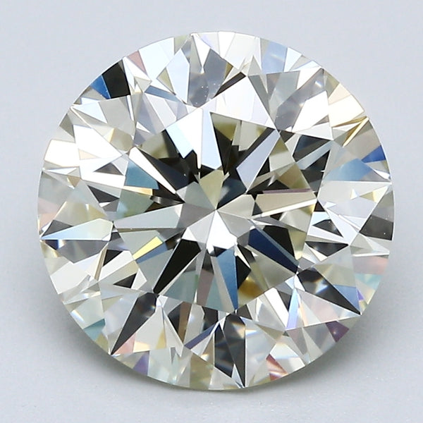 4.08 Carat Round Brilliant Diamond color N Clarity VVS2, natural diamonds, precious stones, engagement diamonds