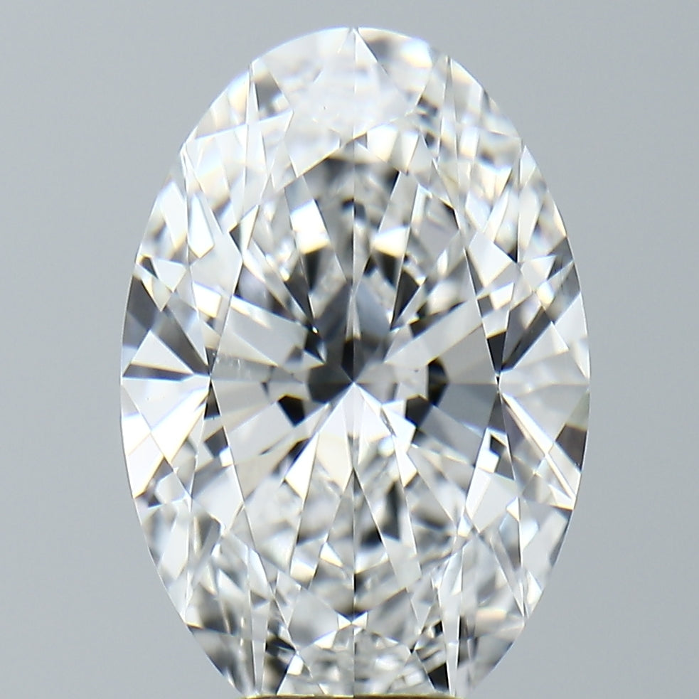 Lab-Grown 5.57 Carat Oval Shape Diamond color E Clarity VVS2, precious stones, engagement diamonds