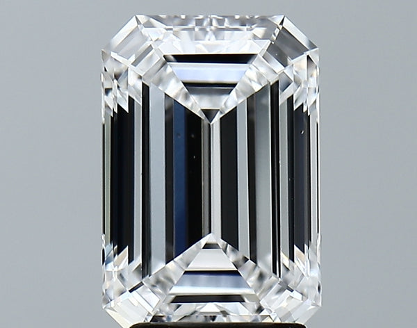 Lab-Grown 3.11 Carat Emerald Cut Diamond color D Clarity VVS2 With GIA Certificate, precious stones, engagement diamonds