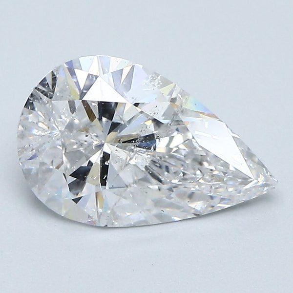 1.57 Carat Pear Shape Natural Mined Diamond D Color I1 Clarity With GIA Certificate, natural diamonds, precious stones, engagement diamonds