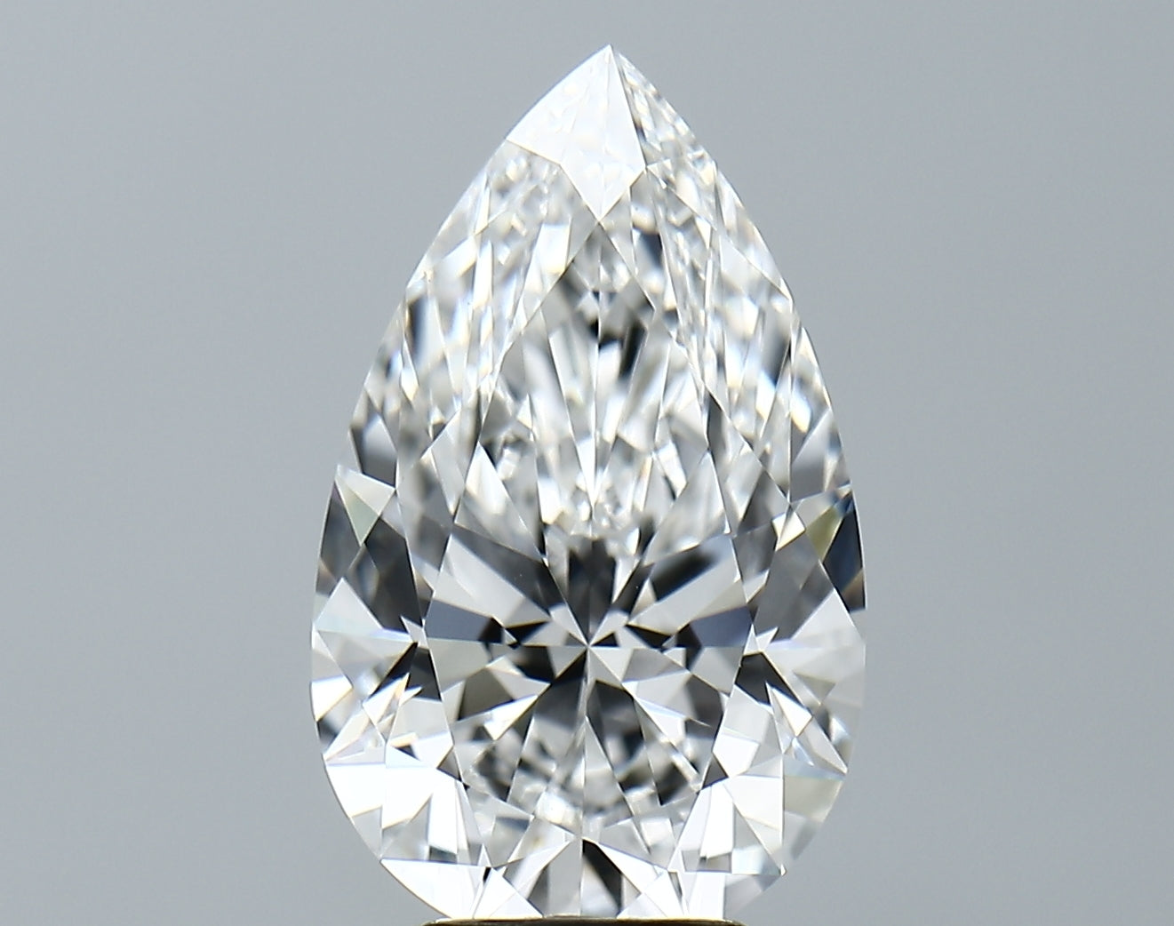 Lab-Grown 4.85 Carat Pear Shape Diamond color E Clarity VVS2, precious stones, engagement diamonds