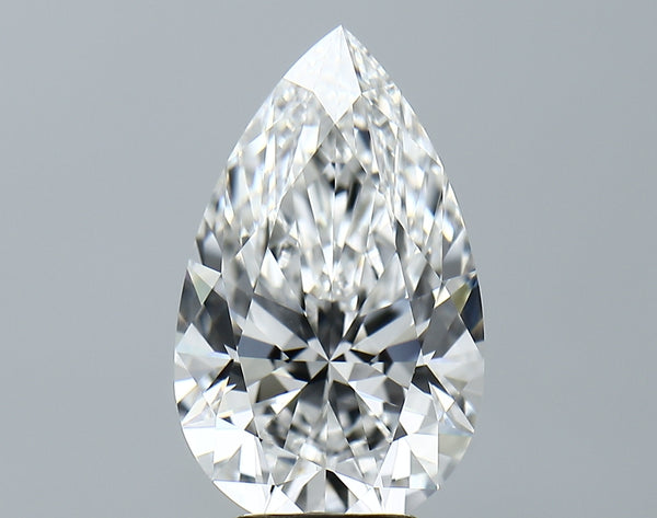 Lab-Grown 4.85 Carat Pear Shape Diamond color E Clarity VVS2, precious stones, engagement diamonds