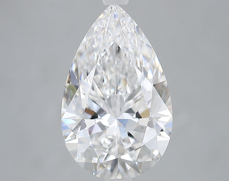 Lab-Grown 2.91 Carat Pear Shape Diamond color D Clarity VVS2 With GIA Certificate, precious stones, engagement diamonds