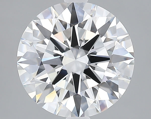 Lab-Grown 2.57 Carat Round Brilliant Diamond color E Clarity VS1, precious stones, engagement diamonds