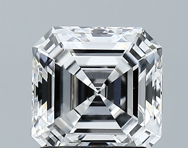 Lab-Grown 1.63 Carat Asscher Cut Diamond color E Clarity VVS1 With GIA Certificate, precious stones, engagement diamonds