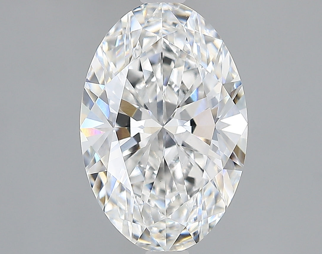 Lab-Grown 2.14 Carat Oval Shape Diamond color E Clarity VS1, precious stones, engagement diamonds