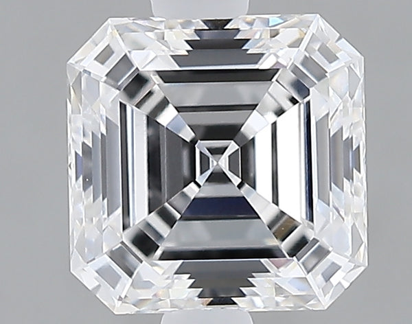 Lab-Grown 1.53 Carat Asscher Cut Diamond color E Clarity VVS2 With GIA Certificate, precious stones, engagement diamonds