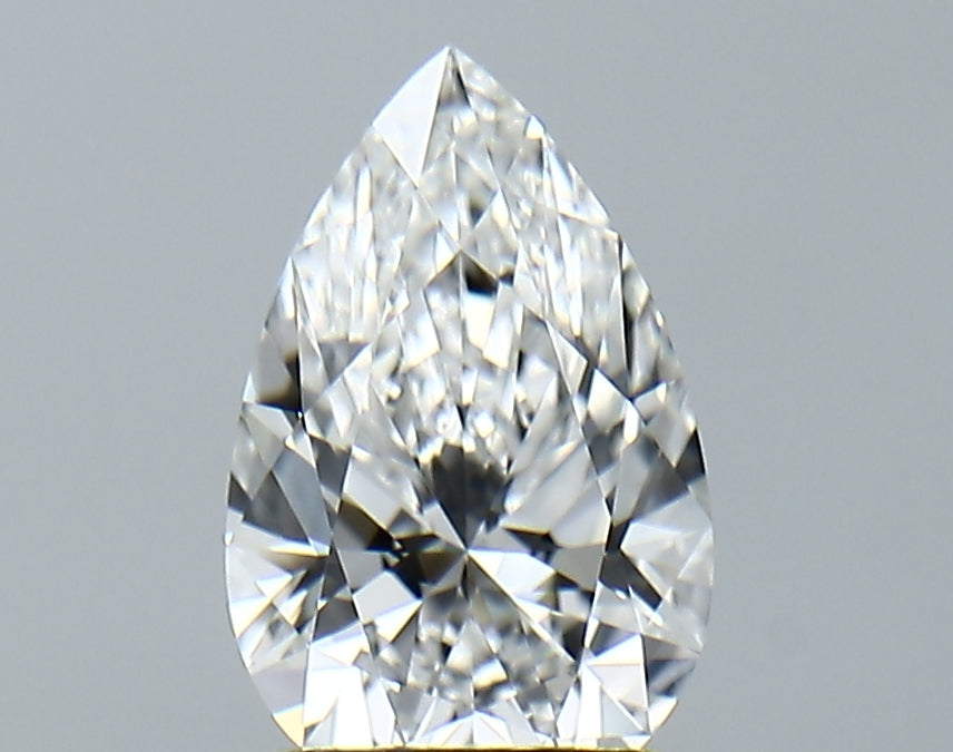Lab-Grown 1.57 Carat Pear Shape Diamond color E Clarity IF, precious stones, engagement diamonds