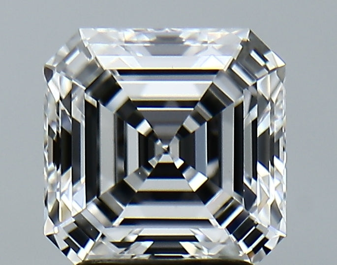 Lab-Grown 2.15 Carat Asscher Cut Diamond color E Clarity VS1, precious stones, engagement diamonds
