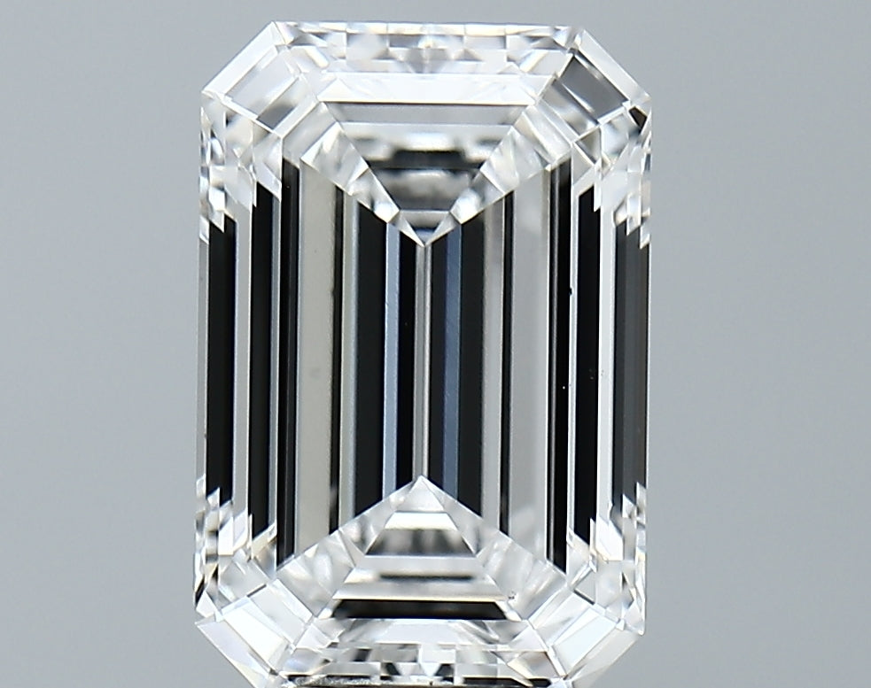 Lab-Grown 3.75 Carat Emerald Cut Diamond color D Clarity VS1, precious stones, engagement diamonds