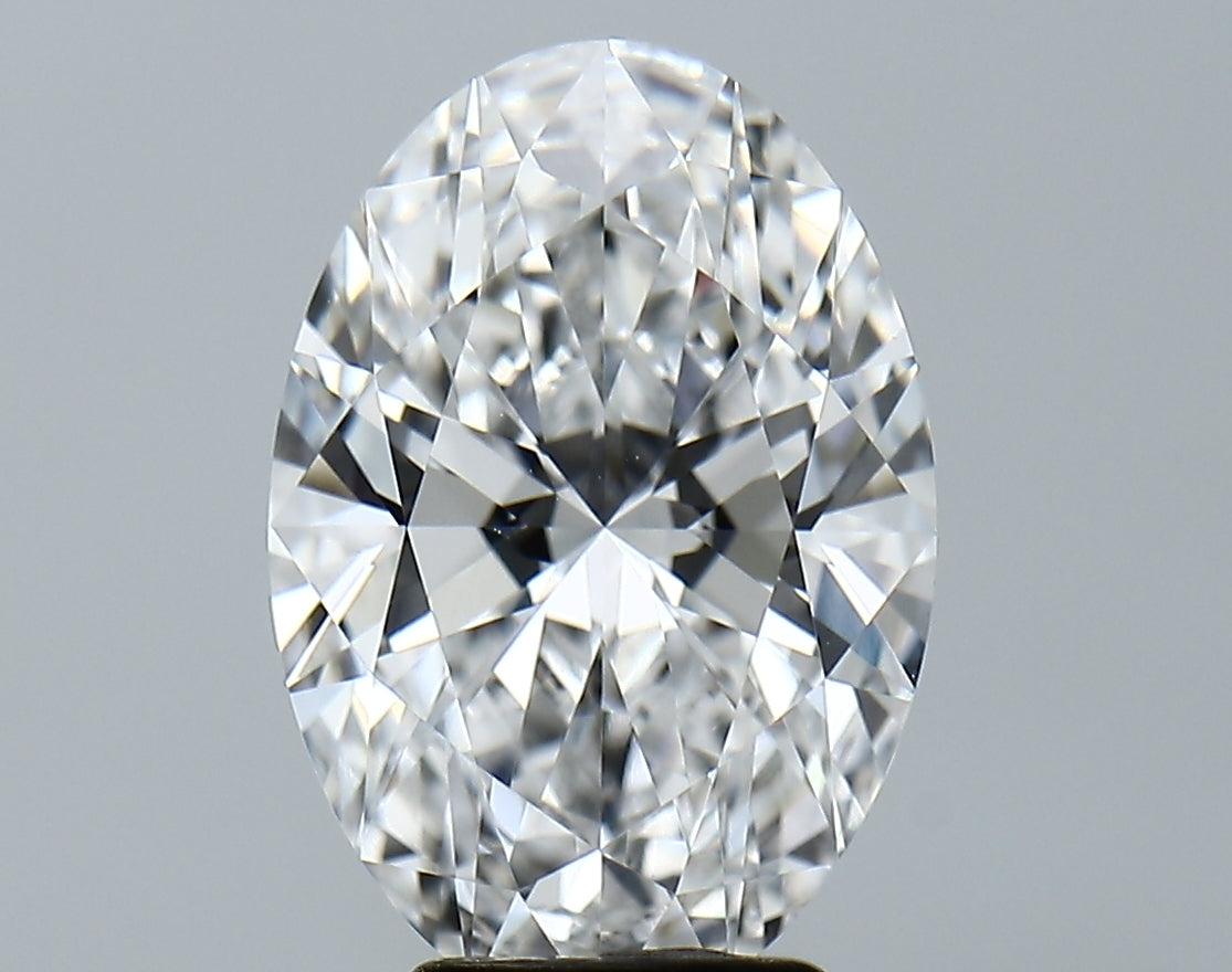 Lab-Grown 4.10 Carat Oval Shape Diamond color D Clarity VVS2 With GIA Certificate, precious stones, engagement diamonds