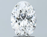 Lab-Grown 2.12 Carat Oval Shape Diamond color E Clarity VS2 With GIA Certificate, precious stones, engagement diamonds