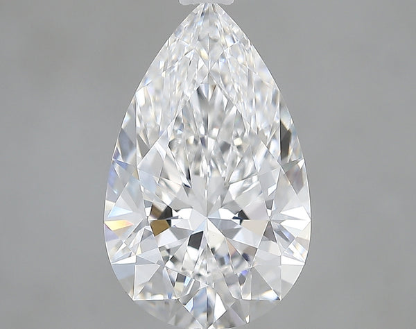 Lab-Grown 2.65 Carat Pear Shape Diamond color E Clarity VVS2, precious stones, engagement diamonds