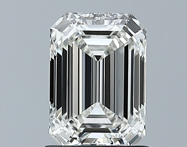 Lab-Grown 1.12 Carat Emerald Cut Diamond color H Clarity VS1, precious stones, engagement diamonds