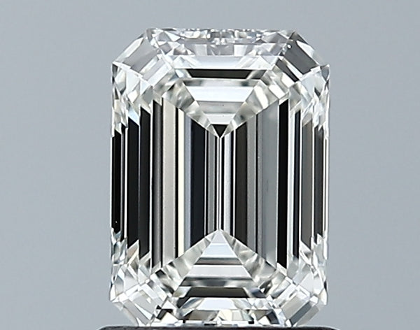 Lab-Grown 1.12 Carat Emerald Cut Diamond color H Clarity VS1, precious stones, engagement diamonds