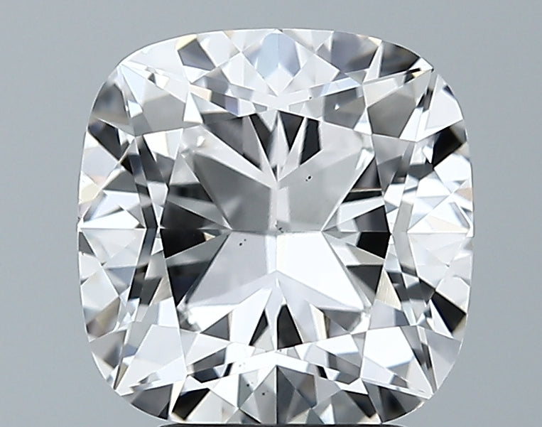 Lab-Grown 3.00 Carat Square Cushion Cut Diamond color E Clarity VS1 With GIA Certificate, precious stones, engagement diamonds