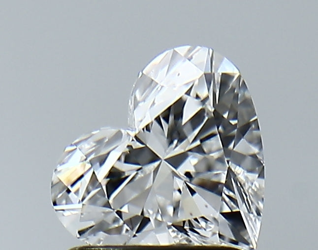 Lab-Grown 1.00 Carat Heart Shape Diamond color D Clarity VVS2 With GIA Certificate, precious stones, engagement diamonds
