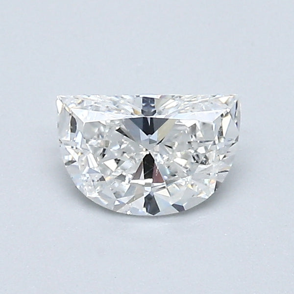 0.46 Carat Half Moon Shape Diamond color E Clarity SI1, natural diamonds, precious stones, engagement diamonds