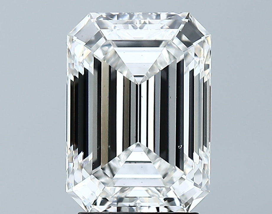 Lab-Grown 2.91 Carat Emerald Cut Diamond color F Clarity SI1 With GIA Certificate, precious stones, engagement diamonds
