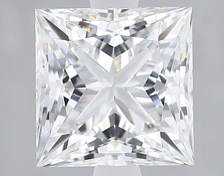 Lab-Grown 2.08 Carat Princess Cut Diamond color E Clarity VVS2 With GIA Certificate, precious stones, engagement diamonds