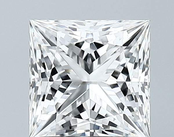 Lab-Grown 1.66 Carat Princess Cut Diamond color F Clarity VVS2 With GIA Certificate, precious stones, engagement diamonds