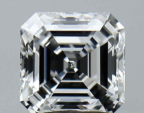 Lab-Grown 2.84 Carat Asscher Cut Diamond color E Clarity VVS2, precious stones, engagement diamonds
