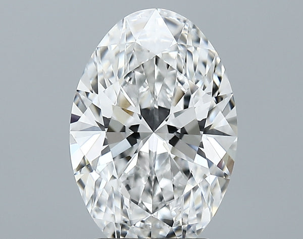 Lab-Grown 3.07 Carat Oval Shape Diamond color E Clarity VVS1 With GIA Certificate, precious stones, engagement diamonds