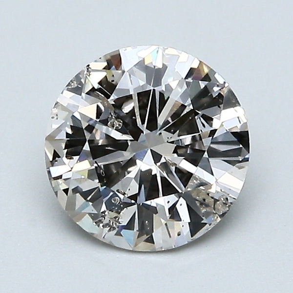 1.23 Carat Round Brilliant Natural Mined Diamond M Color I1 Clarity With GIA Certificate, natural diamonds, precious stones, engagement diamonds