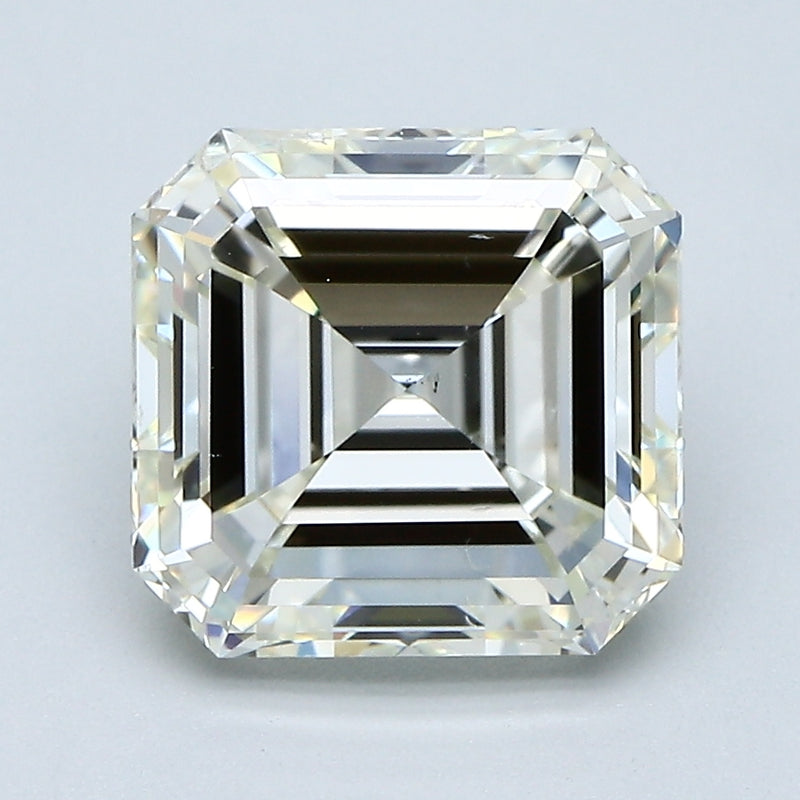 2.62 Carat Asscher Cut Diamond color K Clarity SI2, natural diamonds, precious stones, engagement diamonds