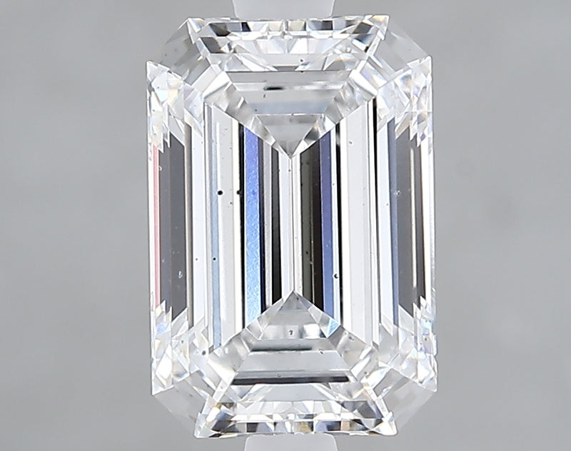 Lab-Grown 2.09 Carat Emerald Cut Diamond color D Clarity SI1 With GIA Certificate, precious stones, engagement diamonds