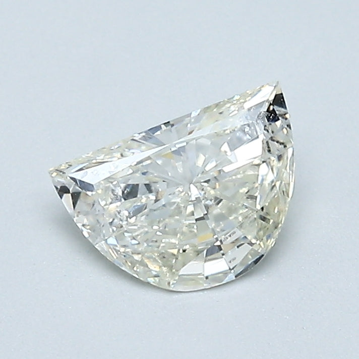0.51 Carat Half Moon Shape Natural Mined Diamond J Color I1 Clarity With GIA Certificate, natural diamonds, precious stones, engagement diamonds