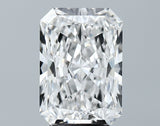 Lab-Grown 3.60 Carat Radiant Cut Diamond color E Clarity VS1 With GIA Certificate, precious stones, engagement diamonds