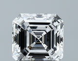 Lab-Grown 1.93 Carat Asscher Cut Diamond color D Clarity VVS1 With GIA Certificate, precious stones, engagement diamonds