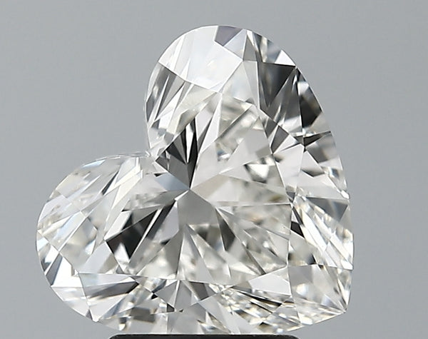 Lab-Grown 2.61 Carat Heart Shape Diamond color I Clarity VVS2 With GIA Certificate, precious stones, engagement diamonds