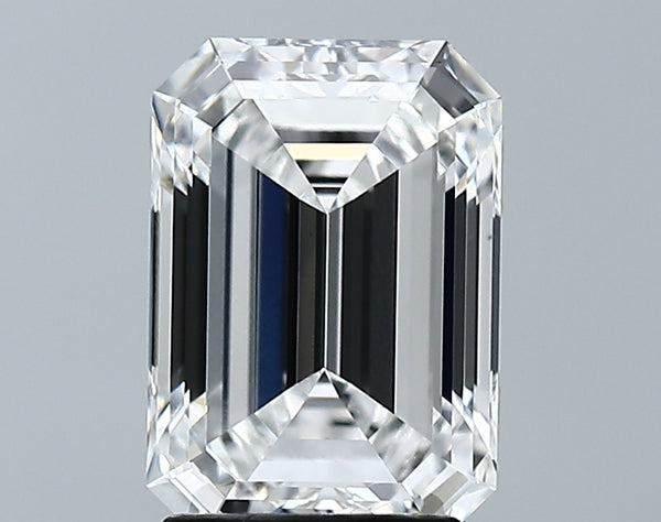 Lab-Grown 2.66 Carat Emerald Cut Diamond color D Clarity VS1, precious stones, engagement diamonds