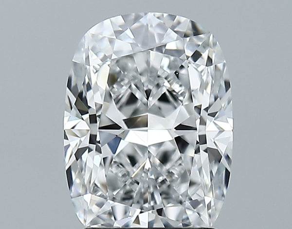 Lab-Grown 2.18 Carat Cushion Brilliant Diamond color E Clarity VVS2, precious stones, engagement diamonds